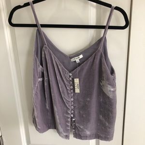 Madewell velvet tank